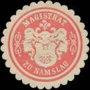 Siegelmarke Magistrat zu Namslau W0393841